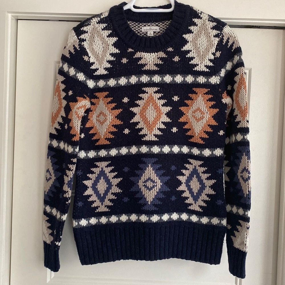LL Bean Signature Fair Isle Sweater
